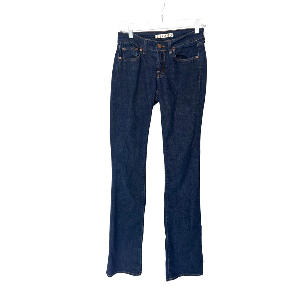 J Brand Pure Jeans Dark Wash Denim Skinny Leg Basic Casual Low Rise‎ Size 27